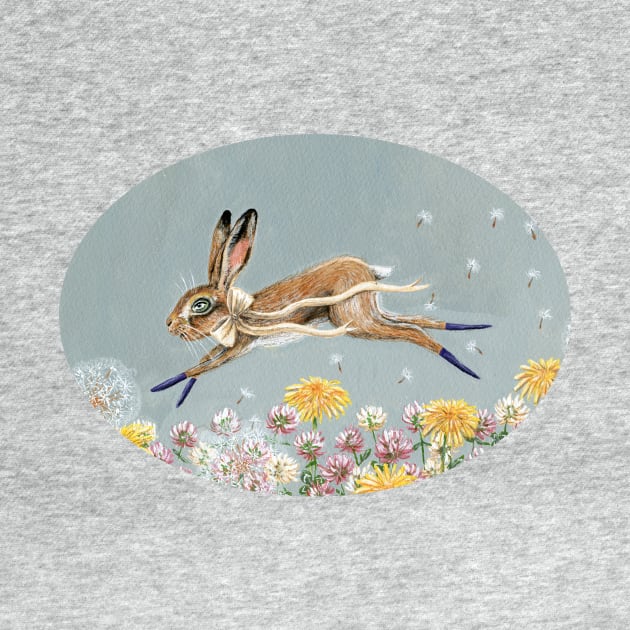 Clover the leaping hare by KayleighRadcliffe